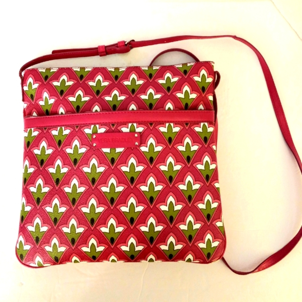 Vera Bradley slim & trim petite pink hipster crossbody bag